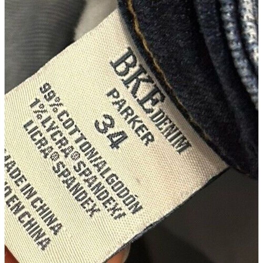 BKE‎ Women Size 34 Parker Universal Fit High Rise Raw Hem Frayed Distressed Rips - Picture 6 of 8